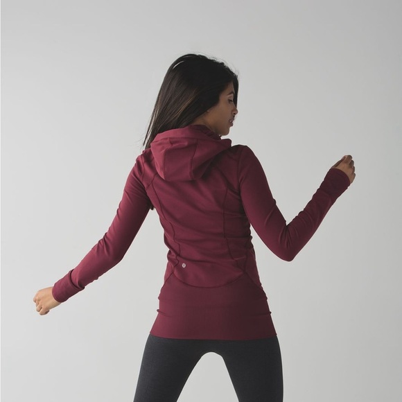 Lululemon Daily Practice Jacket- Wine Berry- Size 6 - Picture 2 of 15